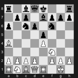 C87b - 1. e4 e5 2. Nf3 Nc6 3. Bb5 a6 4. Ba4 Nf6 5. O-O Be7 6. Re1 d6 - Ruy Lopez: Closed, Averbakh Variation