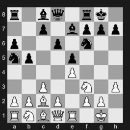 C96 - 1.e4 e5 2.Nf3 Nc6 3.Bb5 a6 4.Ba4 Nf6 5.O-O Be7 6.Re1 b5 7.Bb3 O-O 8.c3 d6 9.h3 Na5 - Spanish [+0.52]
