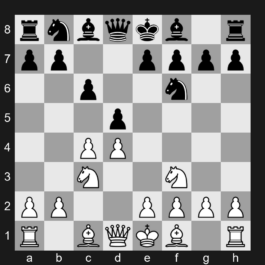 D15 - 1. d4 d5 2. c4 c6 3. Nf3 Nf6 4. Nc3 - Slav Defense: Three Knights Variation