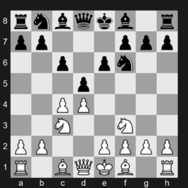 D43 - 1. d4 d5 2. c4 c6 3. Nf3 Nf6 4. Nc3 e6 - Semi-Slav Defense