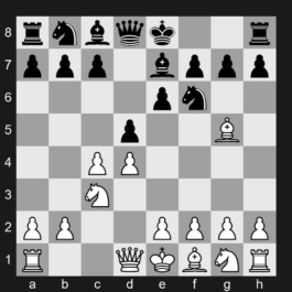 D53 - 1. d4 d5 2. c4 e6 3. Nc3 Nf6 4. Bg5 Be7 - Queen's Gambit Declined