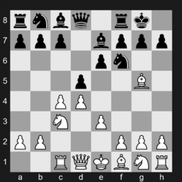 D54 - 1. d4 Nf6 2. c4 e6 3. Nc3 d5 4. Bg5 Be7 5. e3 O-O 6. Rc1 - Queen's Gambit Declined: Neo-Orthodox Variation