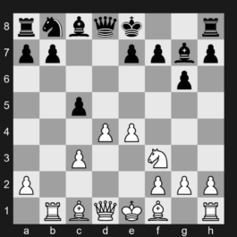 D85 - 1. d4 Nf6 2. Nf3 g6 3. c4 Bg7 4. Nc3 d5 5. cxd5 Nxd5 6. e4 Nxc3 7. bxc3 c5 8. Rb1 - Grünfeld Defense: Exchange Variation, Modern Exchange Variation