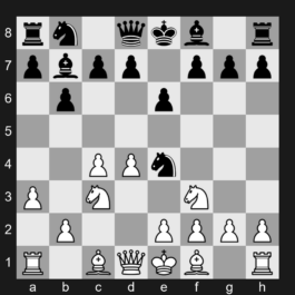 E12 - 1. d4 Nf6 2. c4 e6 3. Nf3 b6 4. a3 Bb7 5. Nc3 Ne4 - Queen's Indian Defense: Kasparov-Petrosian Variation, Andersson Variation