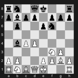 E16 - 1. d4 Nf6 2. c4 e6 3. Nf3 b6 4. g3 Bb7 5. Bg2 Bb4+ - Queen's Indian Defense: Capablanca Variation