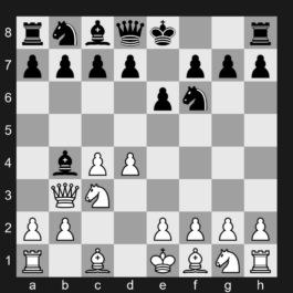 E22 - 1. d4 Nf6 2. c4 e6 3. Nc3 Bb4 4. Qb3 - Nimzo-Indian Defense: Spielmann Variation