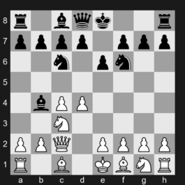 E33 - 1. d4 Nf6 2. c4 e6 3. Nc3 Bb4 4. Qc2 Nc6 - Nimzo-Indian Defense: Classical Variation, Zurich Variation