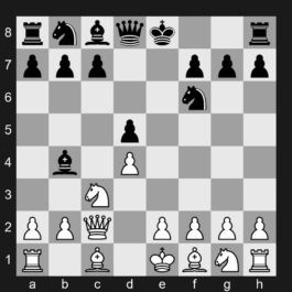 E35 - 1. d4 Nf6 2. c4 e6 3. Nc3 Bb4 4. Qc2 d5 5. cxd5 exd5 - Nimzo-Indian Defense: Classical Variation, Noa Variation