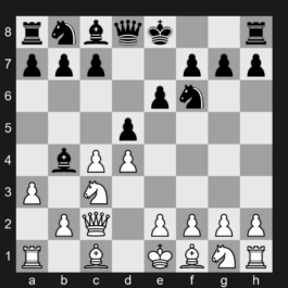 E36 - 1. d4 Nf6 2. c4 e6 3. Nc3 Bb4 4. Qc2 d5 5. a3 - Nimzo-Indian Defense: Classical Variation, Noa Variation