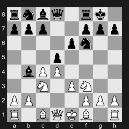 E51 - 1. d4 Nf6 2. c4 e6 3. Nc3 Bb4 4. e3 O-O 5. Nf3 d5 - Nimzo-Indian Defense: Normal Variation, Ragozin Variation