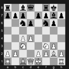 E62 - 1. d4 Nf6 2. c4 g6 3. g3 Bg7 4. Bg2 O-O 5. Nc3 d6 6. Nf3 Nc6 - King's Indian Defense: Fianchetto Variation, Carlsbad Variation