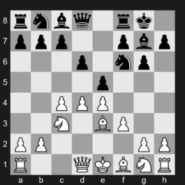 E85 - 1. d4 Nf6 2. c4 g6 3. Nc3 Bg7 4. e4 d6 5. f3 O-O 6. Be3 e5 - King's Indian Defense: Sämisch Variation, Orthodox Variation