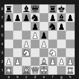 E93 - 1. d4 Nf6 2. c4 g6 3. Nc3 Bg7 4. e4 d6 5. Nf3 O-O 6. Be2 e5 7. d5 Nbd7 - King's Indian Defense: Petrosian Variation, Normal Defense