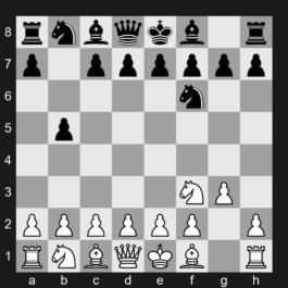 A05 - 1. Nf3 Nf6 2. g3 b5