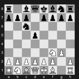 A07 - 1. Nf3 d5 2. g3 Nc6 - Reti