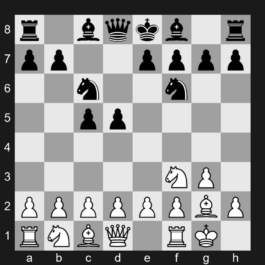 A08 - 1. Nf3 Nf6 2. g3 c5 3. Bg2 Nc6 4. O-O d5 - Zukertort Opening: Reversed Grünfeld