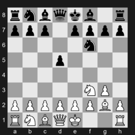 A08 - 1. Nf3 Nf6 2. g3 d5 3. Bg2