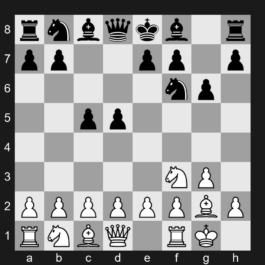 A08 - 1. Nf3 d5 2. g3 c5 3. Bg2 Nf6 4. O-O g6 - King's Indian Attack: Sicilian Variation