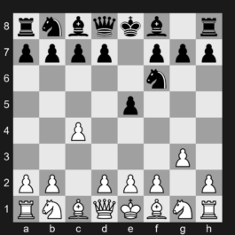 A20 - 1. c4 e5 2. g3 Nf6 - English Opening: King's English Variation