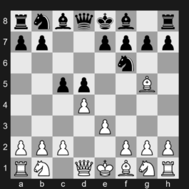 A45 - 1. d4 Nf6 2. Bg5 d5 3. e3 c5 - Trompowsky Attack