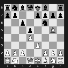 A45 - 1. d4 Nf6 2. Bg5 d5 3. e3 c6 - Trompowsky Attack