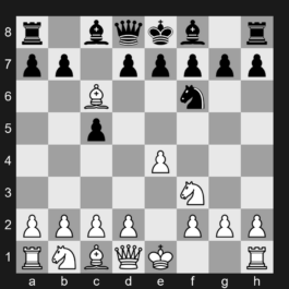 B30 - 1. e4 c5 2. Nf3 Nc6 3. Bb5 Nf6 4. Bxc6 - 1. e4 c5 2. Nf3 Nc6 3. Bb5 Nf6