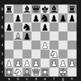 B30 - 1. e4 c5 2. Nf3 Nc6 3. Bb5 e6 4. O-O Nge7 5. Re1 a6 - 1. e4 c5 2. Nf3 Nc6 3. Bb5 e6