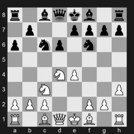 B90 - 1. e4 c5 2. Nf3 d6 3. d4 cxd4 4. Nxd4 Nf6 5. Nc3 a6 6. h3 Nc6 - Sicilian Defense: Najdorf Variation, Adams Attack