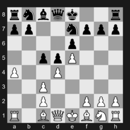 C19 - 1. e4 e6 2. d4 d5 3. Nc3 Bb4 4. e5 Ne7 5. a3 Bxc3 6. bxc3 c5 7. a4