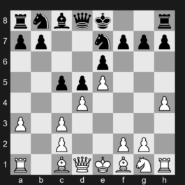 C18g - 6.bxc3 Ne7 7.h4 - Winawer [+0.61]