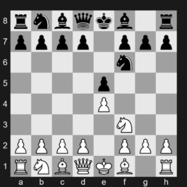 C42 – 1. e4 e5 2. Nf3 Nf6 – Petrov’s Defense xx