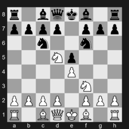 C47 - 1. e4 e5 2. Nf3 Nf6 3. Nc3 Nc6 4. Nd5