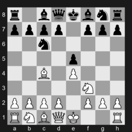 C50-C59 1. e4 e5 2. Nf3 Nc6 3. Bc4 Italian Game