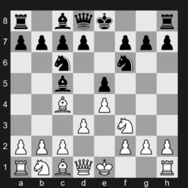 C50 - 1. e4 e5 2. Nf3 Nc6 3. Bc4 Bc5 4. d3 Nf6 - Italian Game: Giuoco Pianissimo, Normal