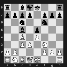 C54 - 1. e4 e5 2. Nf3 Nc6 3. Bc4 Nf6 4. d3 Bc5 5. c3 - Italian Game: Classical Variation, Giuoco Pianissimo