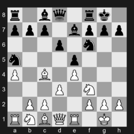 7...Na5 - Modern Bishop's Opening