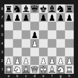 D00-D06 1. d4 d5 Queen's pawn game