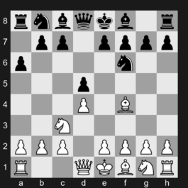 D01 - 1. d4 d5 2. Nc3 Nf6 3. Bf4 a6