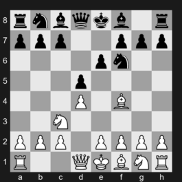 D01 - 1. d4 d5 2. Nc3 Nf6 3. Bf4 e6