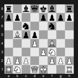 D02 - 1. d4 d5 2. Nf3 Nf6 3. Bf4 c5 4. e3 Nc6 5. Bb5 - London System