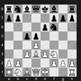 D05 - 1. d4 Nf6 2. Nf3 e6 3. e3 c5 4. Bd3 d5 5. c3 - Queen's Pawn Game: Colle System, Traditional Colle