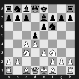 D37e - 4…Be7 5.e3