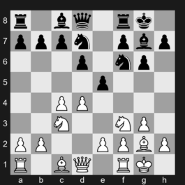 E67 - 1. d4 Nf6 2. c4 g6 3. Nf3 Bg7 4. g3 O-O 5. Bg2 d6 6. O-O Nbd7 7. Nc3 e5 - King's Indian Defense: Fianchetto Variation, Classical Fianchetto