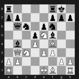FIDE Grand Swiss 2025 – Round 7 – Nihal Sarin – 1-0 – Maghsoodloo Parham – G349