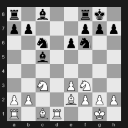 FIDE World Cup 2025 – Round QF Classical 1 – Javokhir Sindarov – 1/2-1/2 – Martinez Alcantara Jose Eduardo – G633