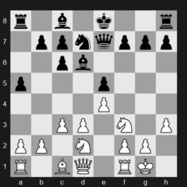 FIDE Candidates 2024 – Round 9 – Gukesh D – 1/2-1/2 – Praggnanandhaa R