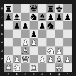 FIDE World Championship Match 2024 – Round 9 – Gukesh D – 1/2-1/2 – Ding Liren – G9