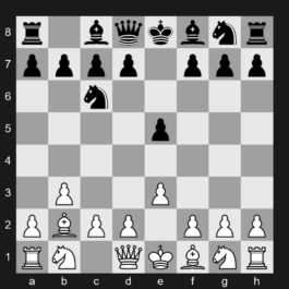 A01 - 1. b3 e5 2. Bb2 Nc6 3. e3 - Nimzo-Larsen Attack: Modern Variation