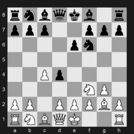 A13 - 1. Nf3 Nf6 2. c4 e6 3. g3 d5 4. Bg2 d4 - English Opening: Neo-Catalan
