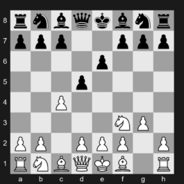 A13 - 1. Nf3 d5 2. c4 e6 3. g3 - English Opening: Agincourt Defense